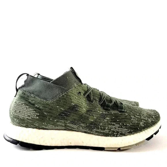 Adidas PureBOOST RBL Base Green Shoes - 10.5 - Picture 3 of 10